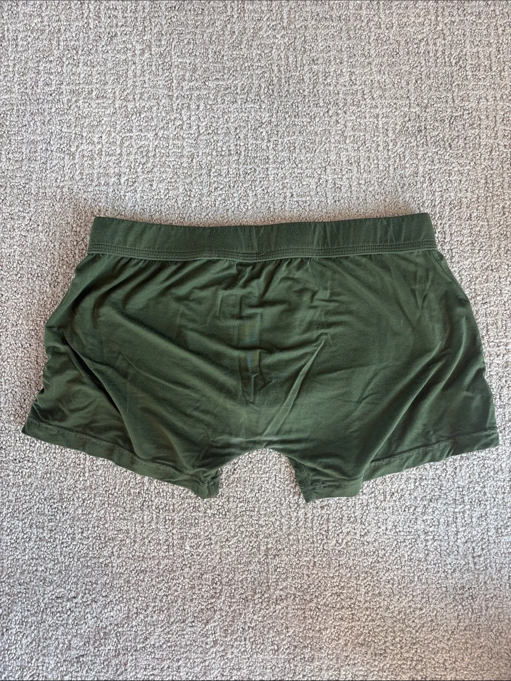 Obviously Men's Olive Green Supportive Boxer Briefs